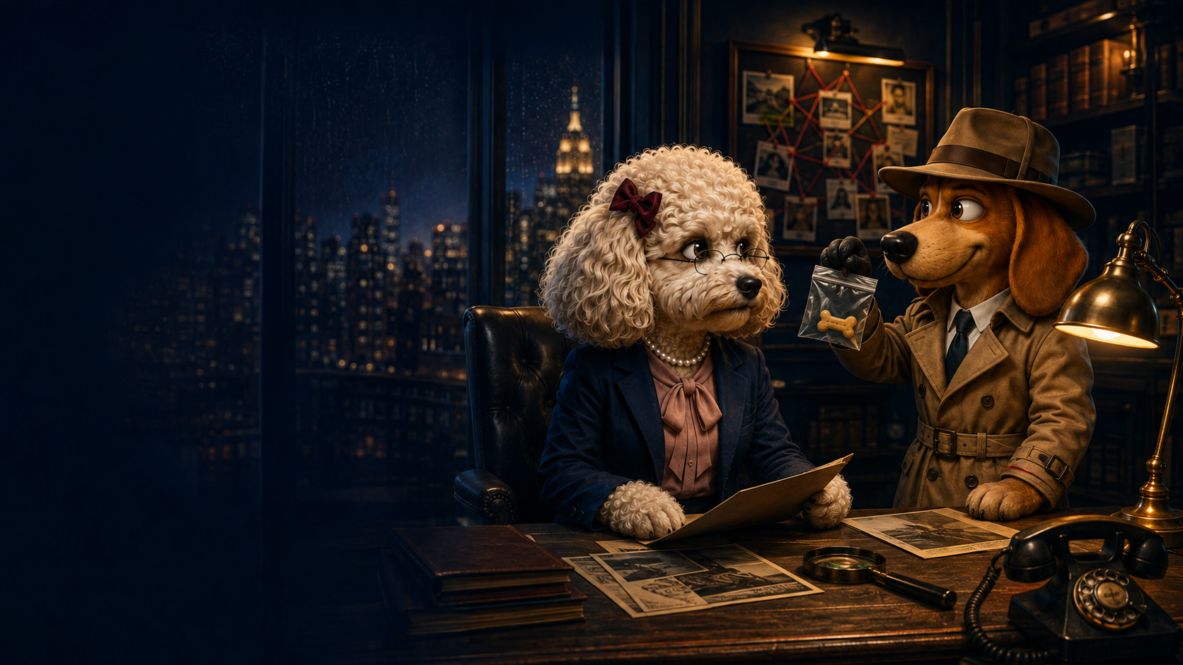 Lady Pawsworth & Frank key art